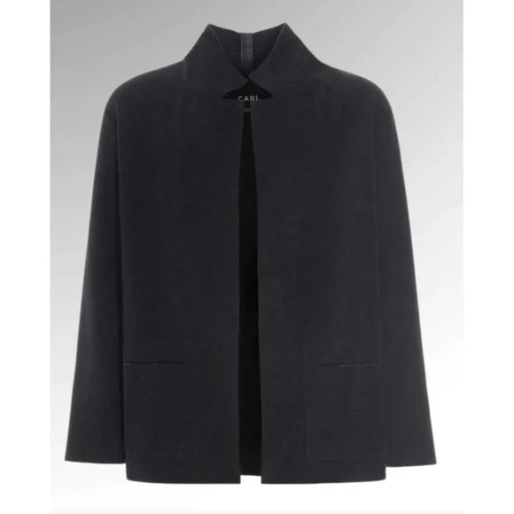 Henriette Steffensen Copenhagen 1001 Cardi Cardigan Size S Soft Black - Picture 1 of 13